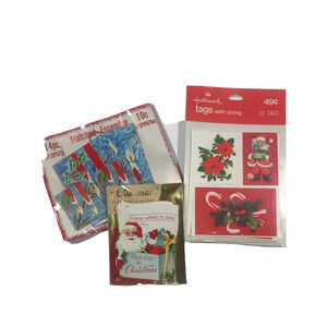 Hallmark Tags With String Plus 2 Other Christmas Tags New Old Stock
